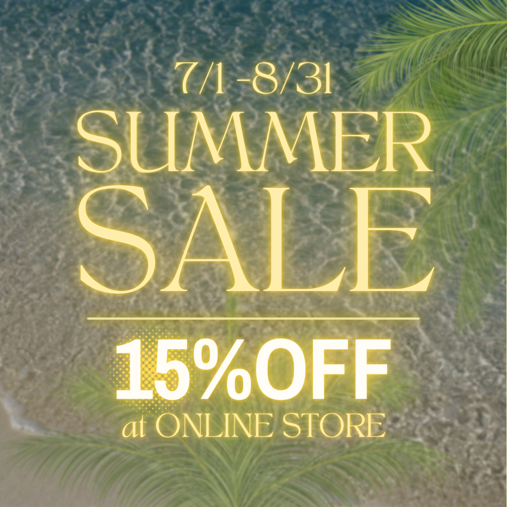 🌴SUMMER SALE 2025🌺 オンラインストア限定サマーセール実施のお知らせ!!