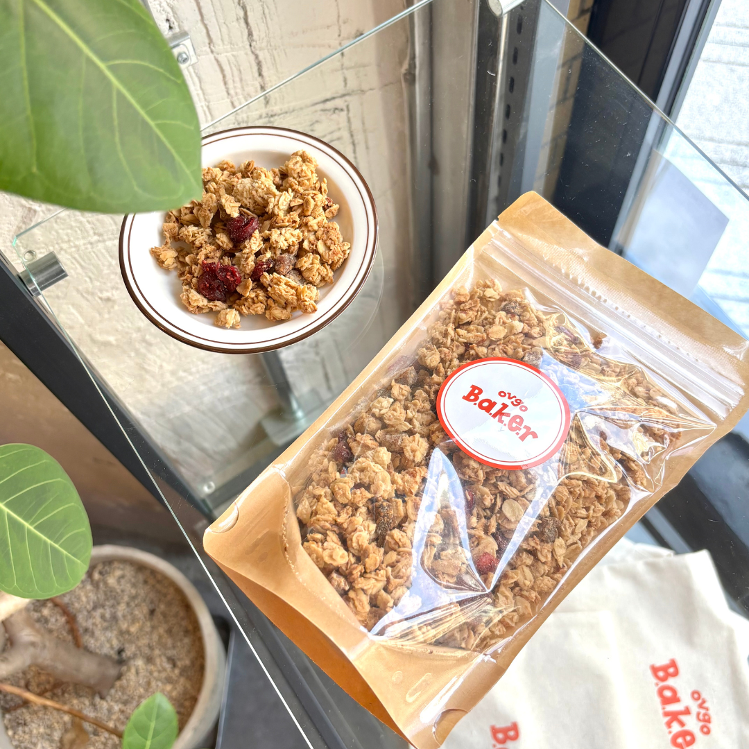 ovgo Bakerオリジナルグラノーラがついにオンラインストアに登場!🌱