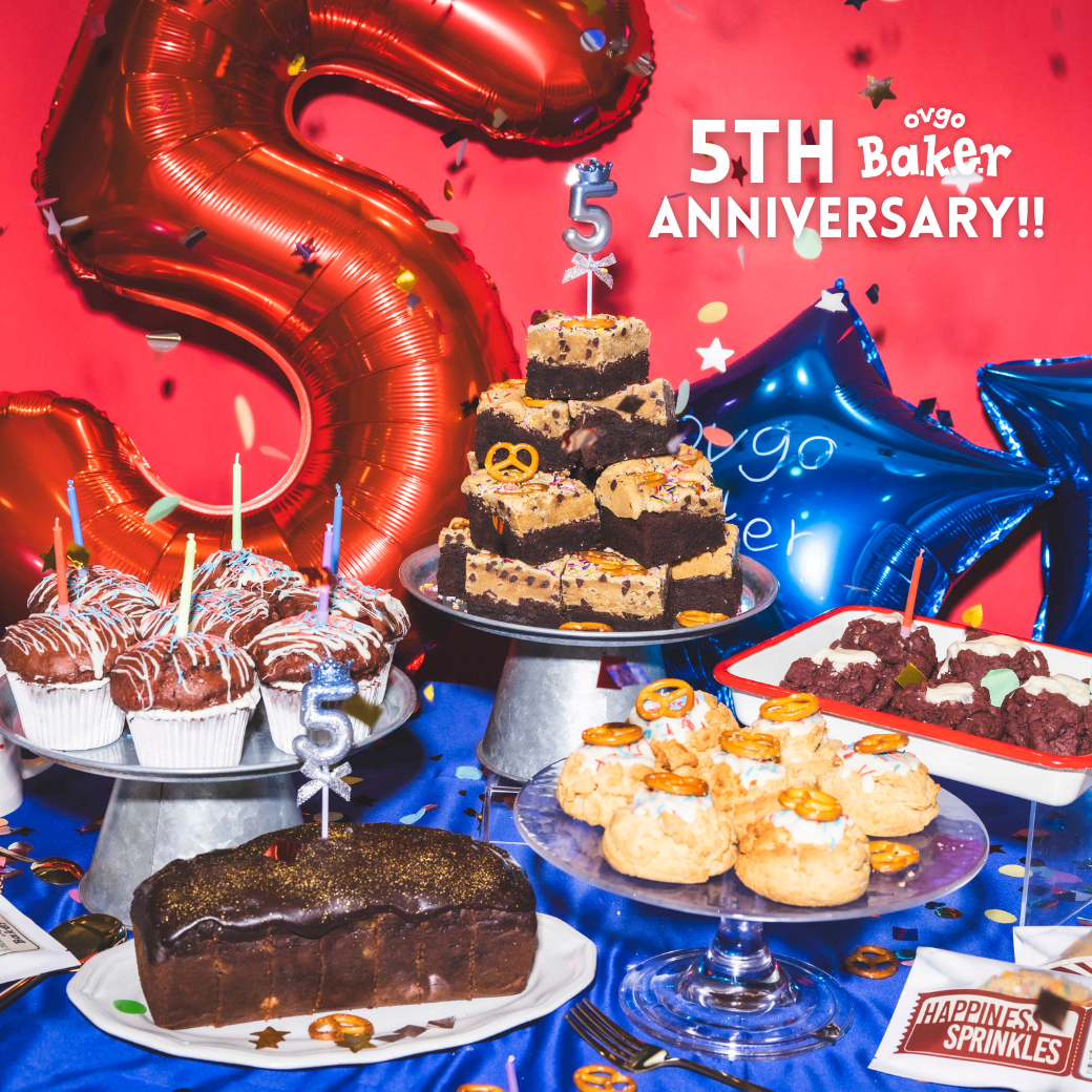 このたびovgo Bakerは5周年を迎えます✨周年限定商品が続々登場!⭐︎