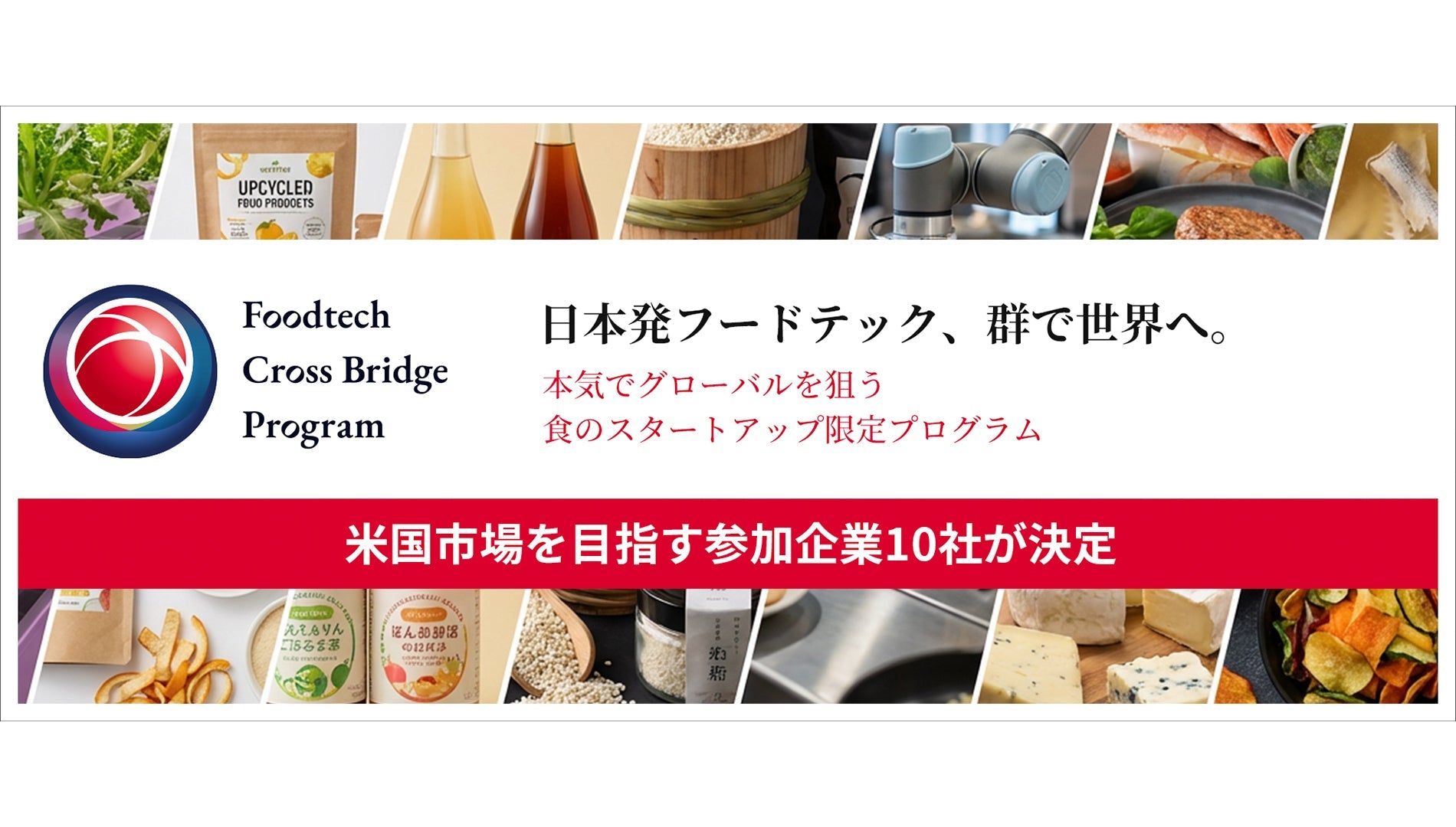 Foodtech Cross Bridge Programに採択されました!