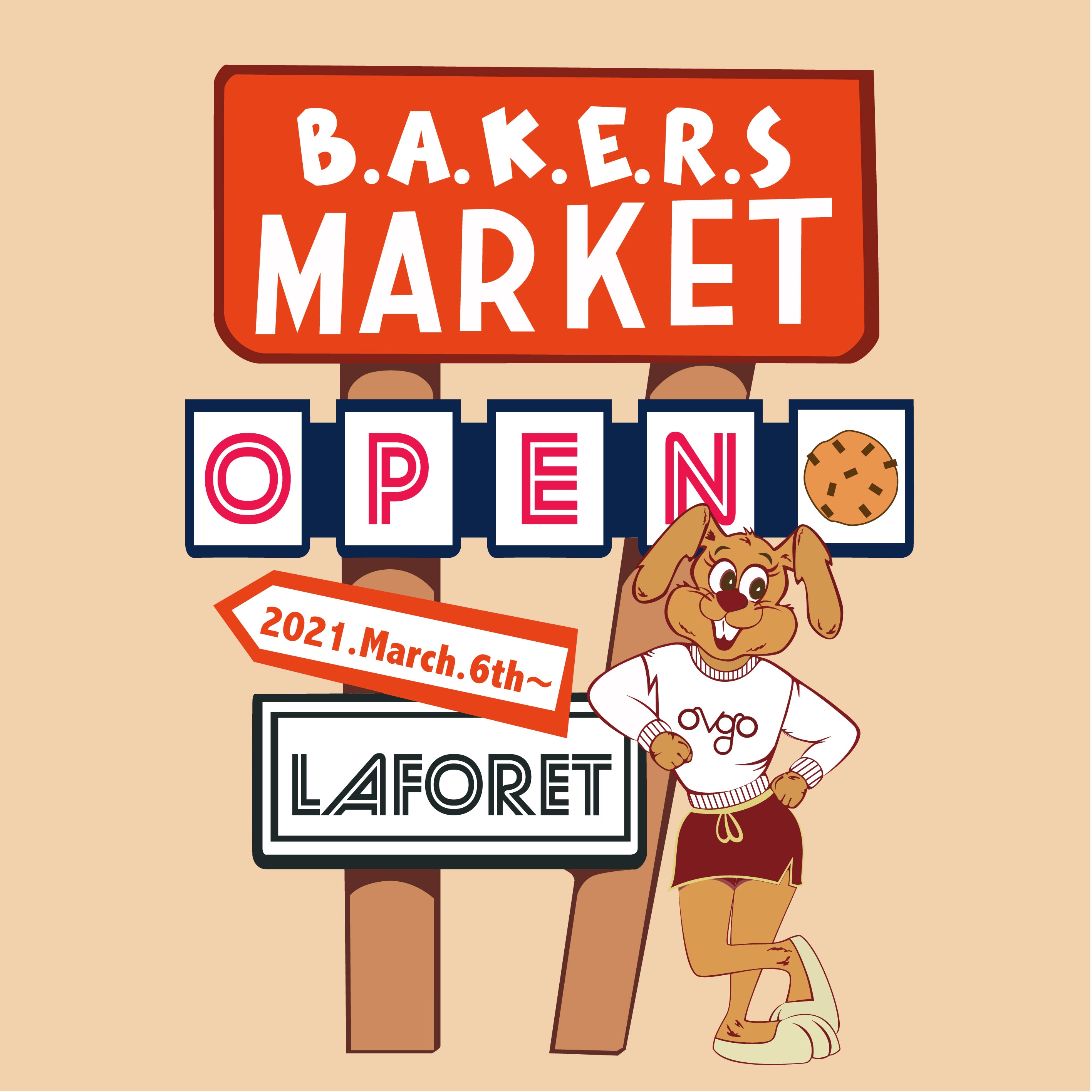 春のPOP UP『B.A.K.E.R’s Market』をオープン