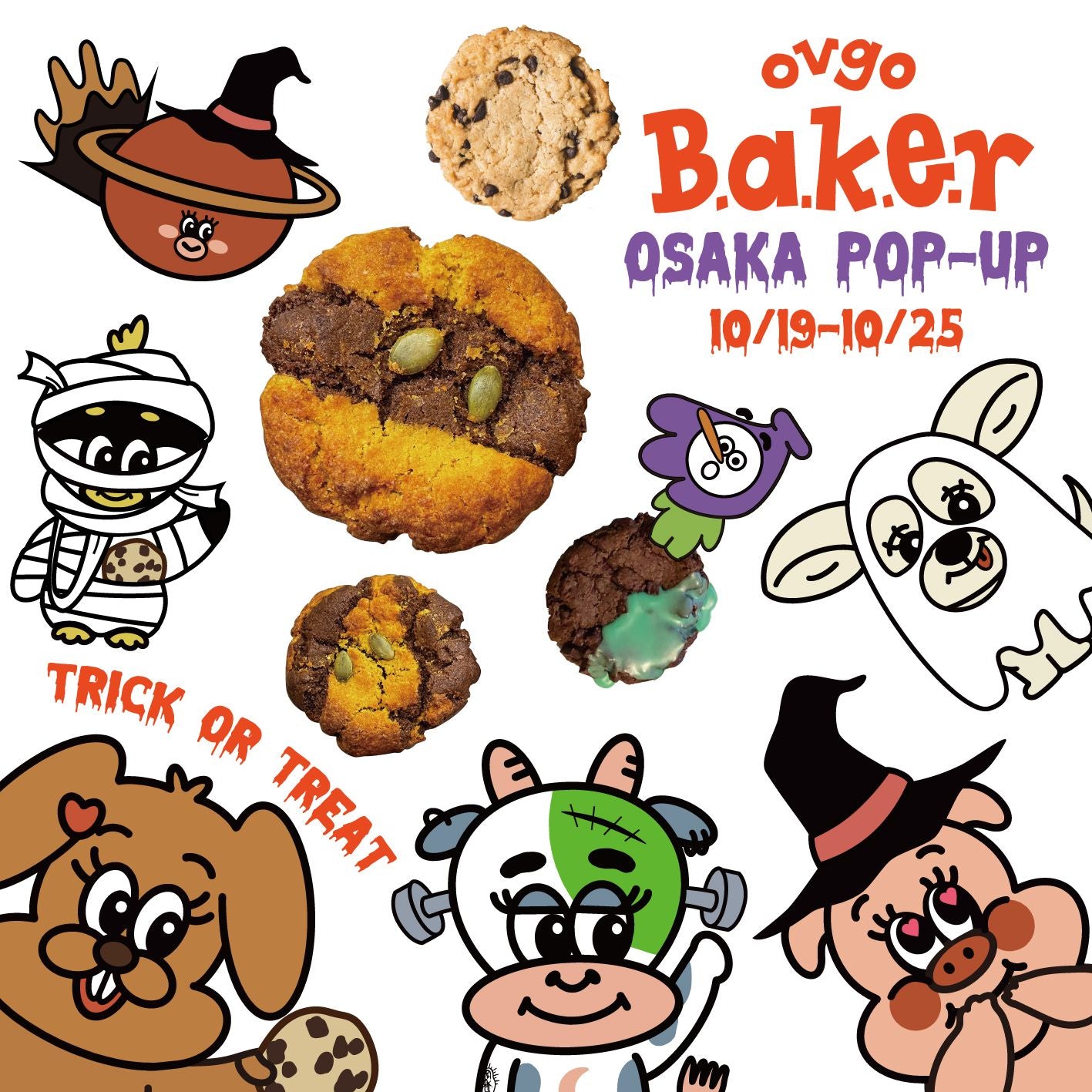 October🎃POP-UP Event info 今月は大阪、広島にお邪魔します!