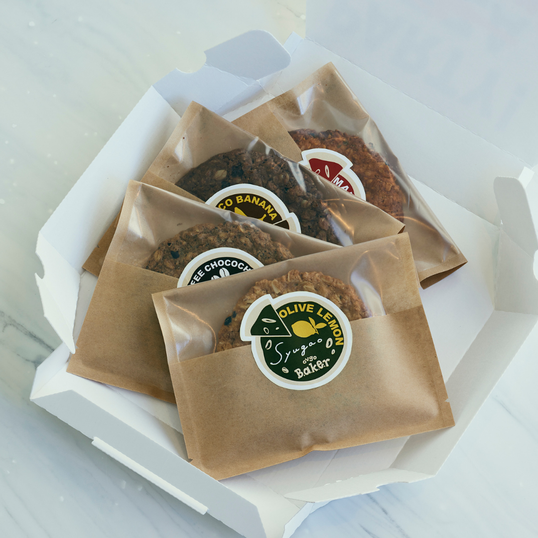 【数量限定】PIZZA PARTY BOX オートミールクッキー ★4枚入り