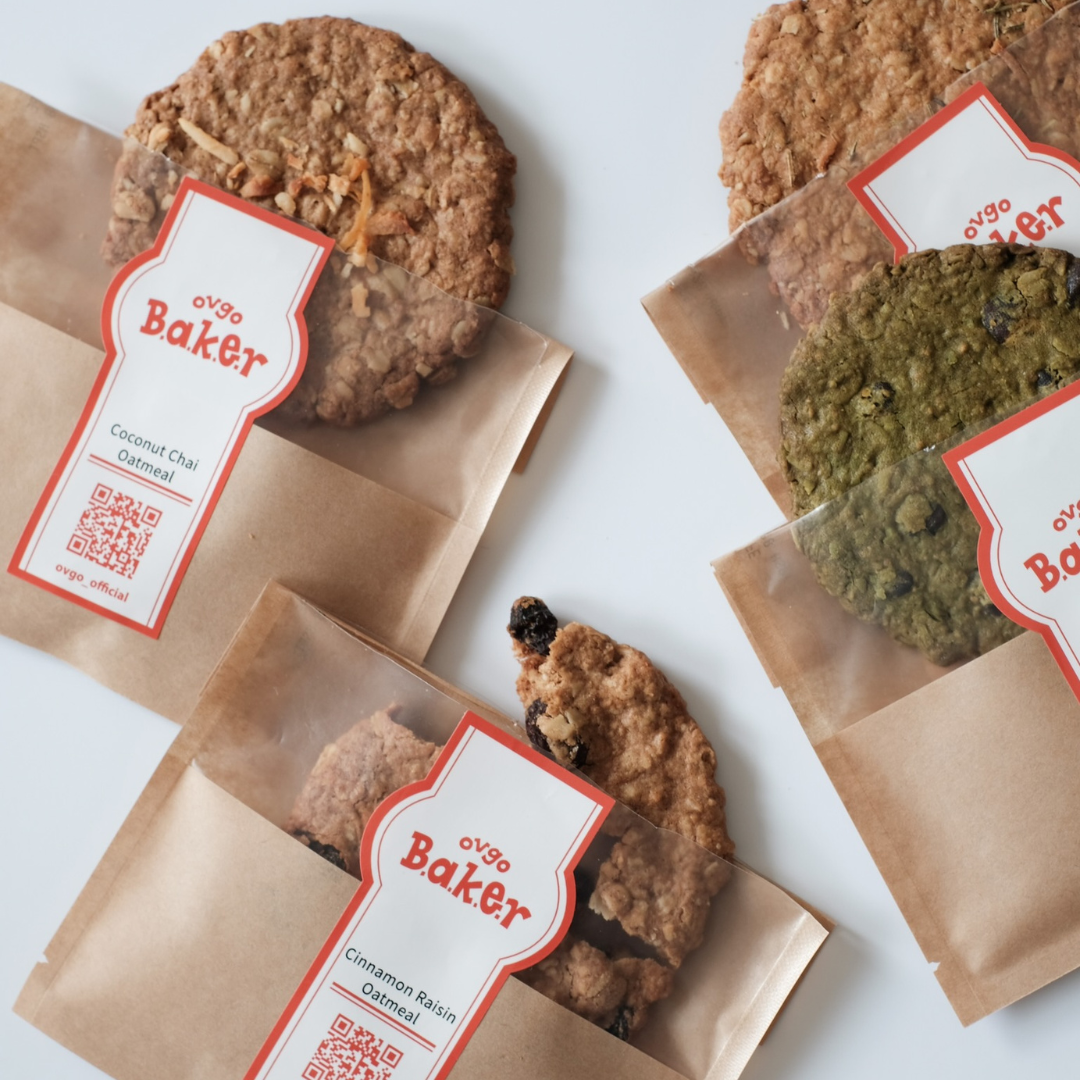 ナッティチョコレートオートミール(グルテンフリー / ヴィーガンクッキー)