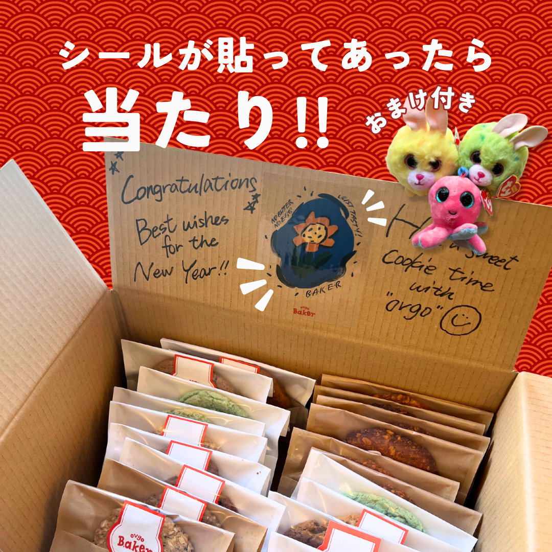 【数量限定】お得なHAPPY COOKIE BOX 福袋2026(20枚入り)☆抽選でおまけ付き