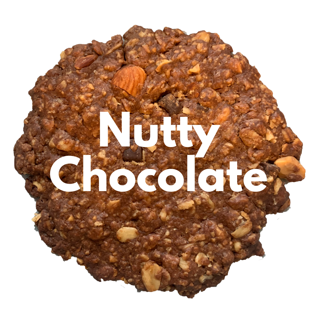 ナッティチョコレートオートミール(グルテンフリー / ヴィーガンクッキー)