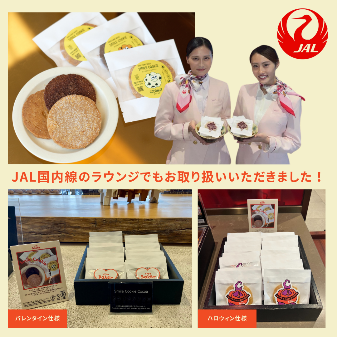 【3枚セット】オブゴのスマイルクッキー ココナッツ(ヴィーガン/グルテンフリー)