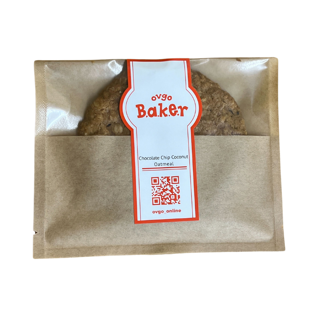 Chocolate chip coconut auto meal (gluten -free / vegan cookie)