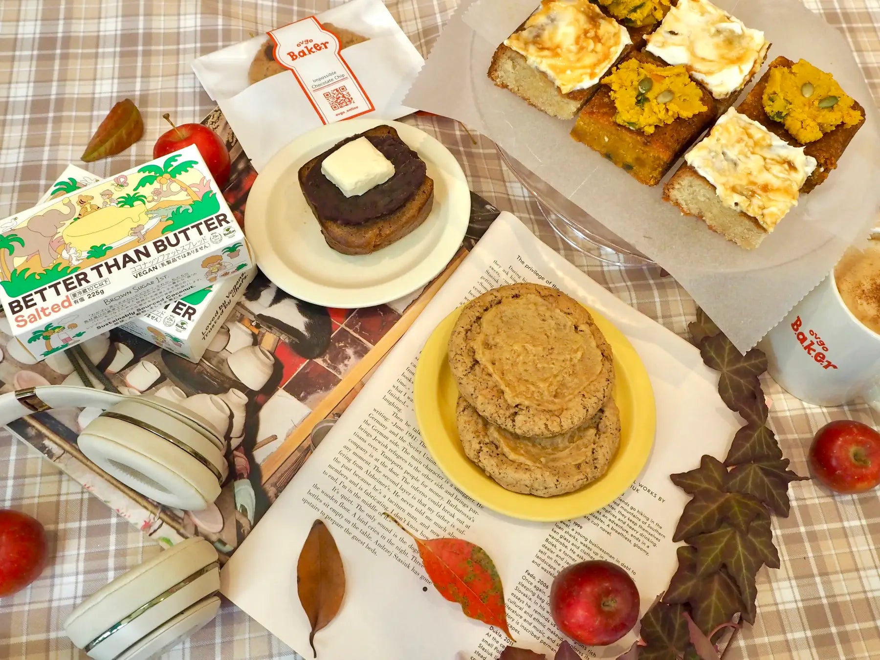 ovgo Baker × BETTER THAN BUTTER Autumn Collaborationプラントベースバターを使用した秋限定のコク深い焼き菓子を販売