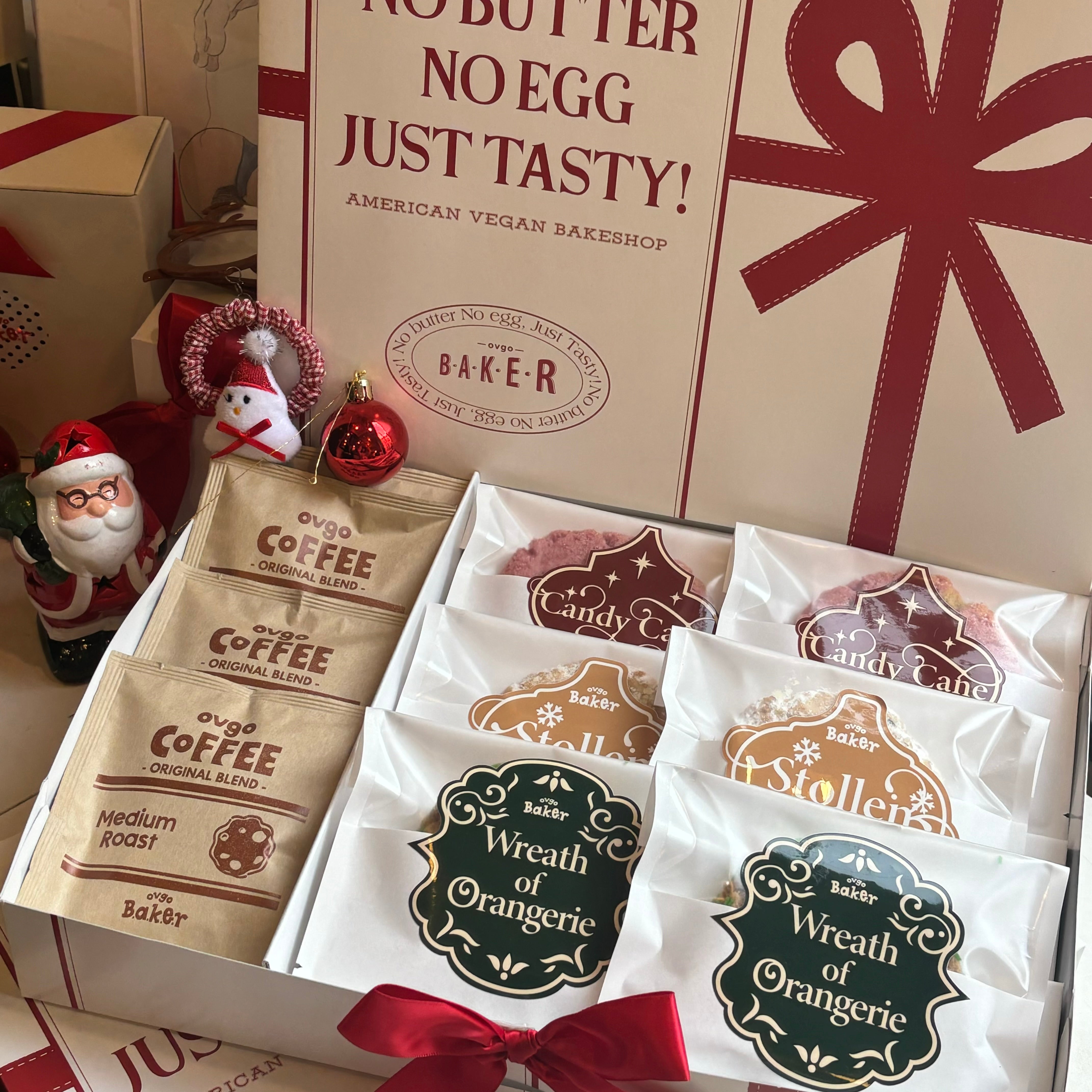 [Holiday Limited Edition] HAPPY HOLIDAY BOX with PostCoffee (6 pieces + coffee set)