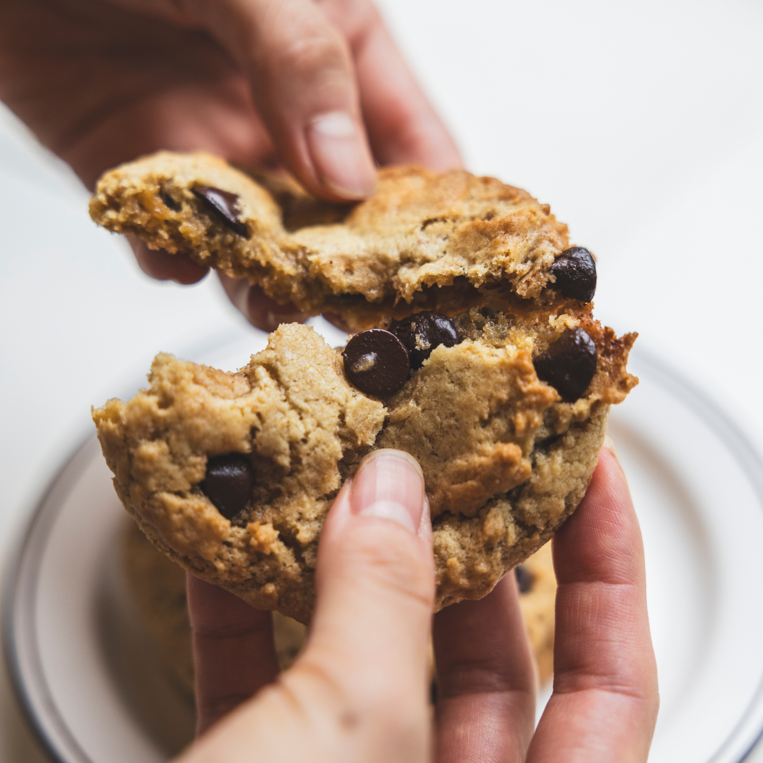 Impossible chocolate chip (vegan cookie)