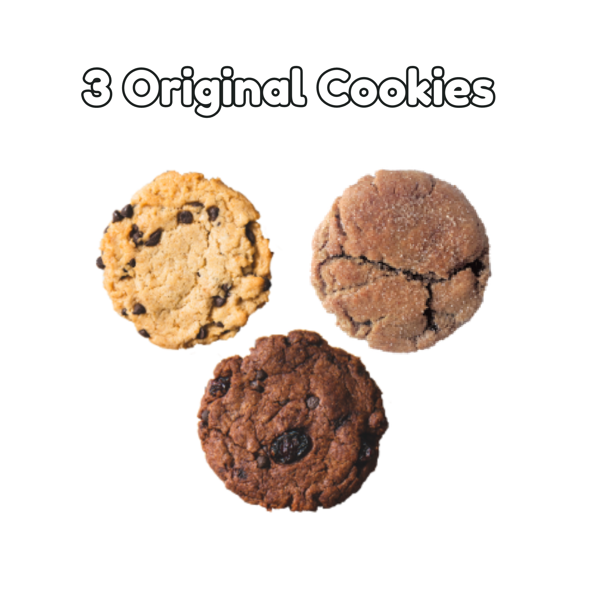 [eGift exclusive] Soft cookie gift box containing 3 cookies