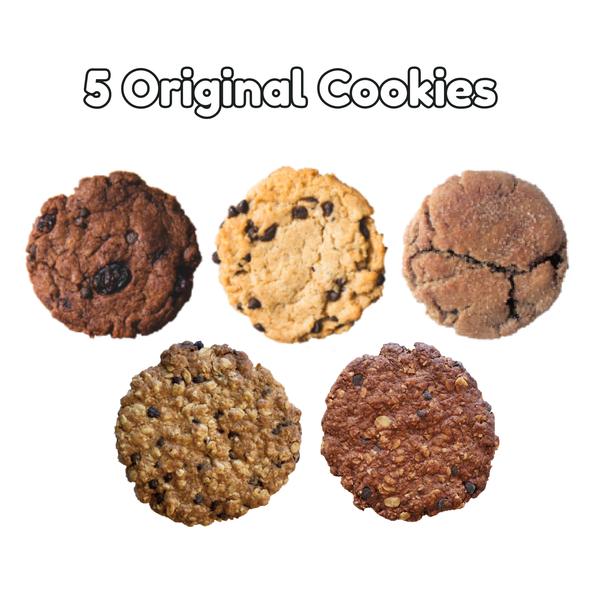 [eGift exclusive] Soft cookie gift box containing 5 cookies