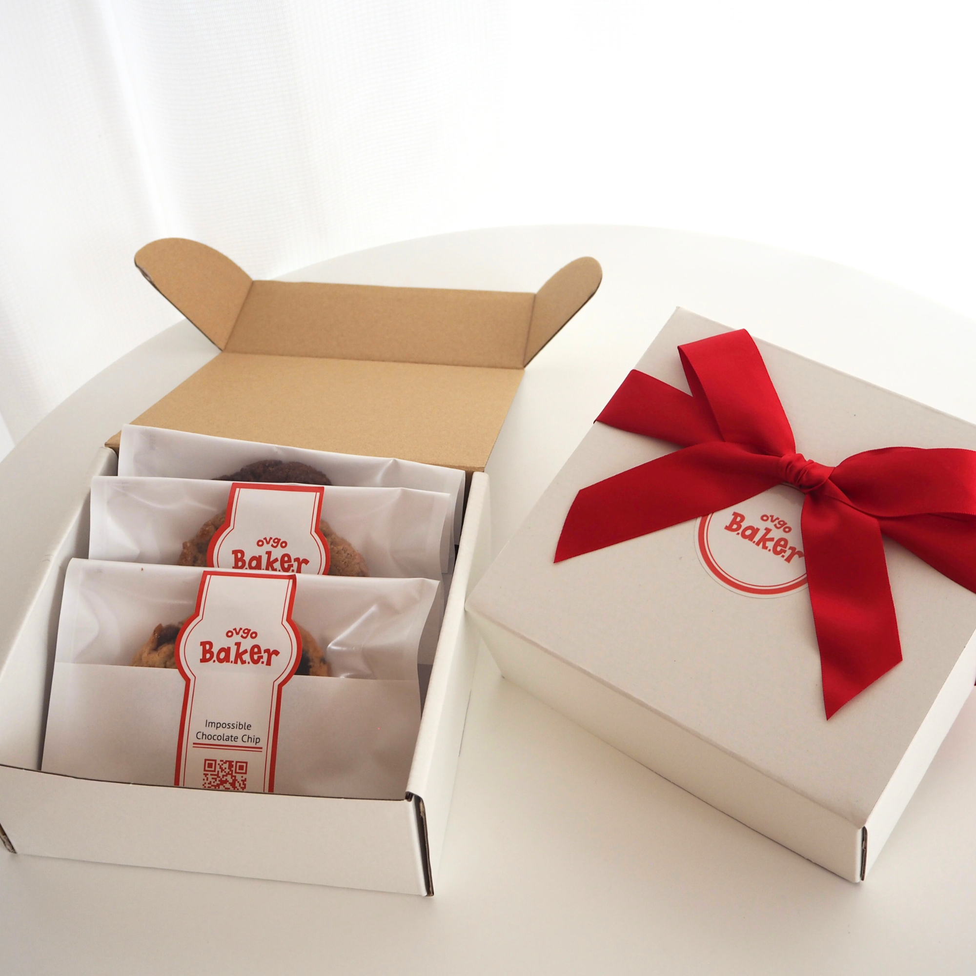 [eGift exclusive] Soft cookie gift box containing 3 cookies