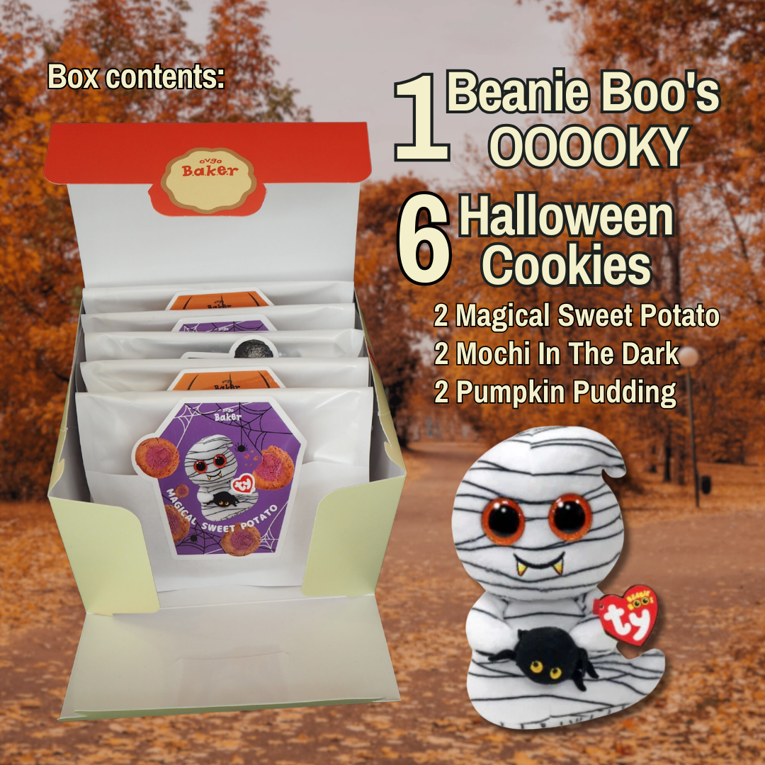 【秋限定】HAPPY HALLOWEEN BOX with OOOOKY ★6枚+1体