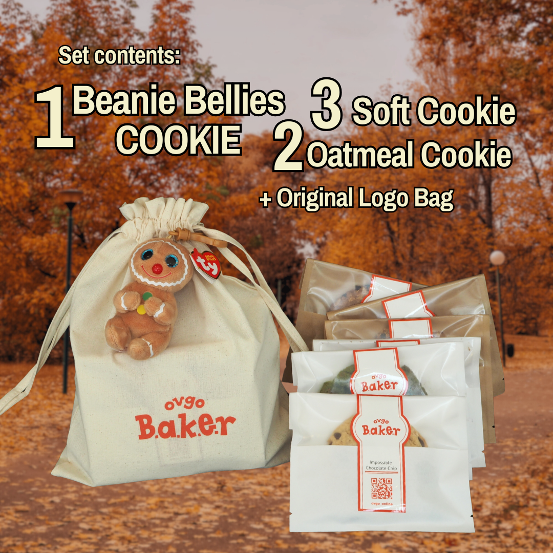 【秋限定】American Set with COOKIE ★5枚+1体