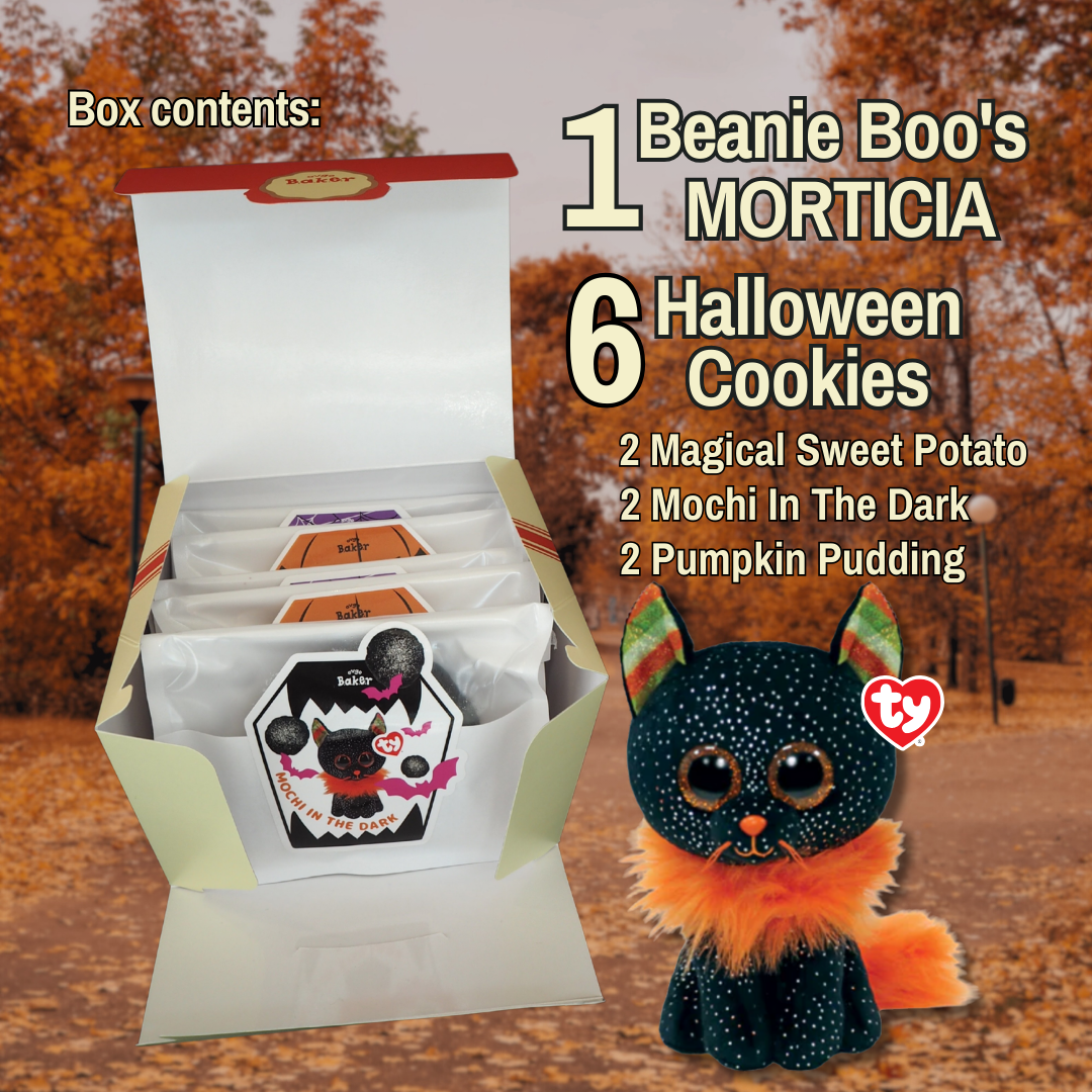 【秋限定】HAPPY HALLOWEEN BOX with MORTICIA ★6枚+1体