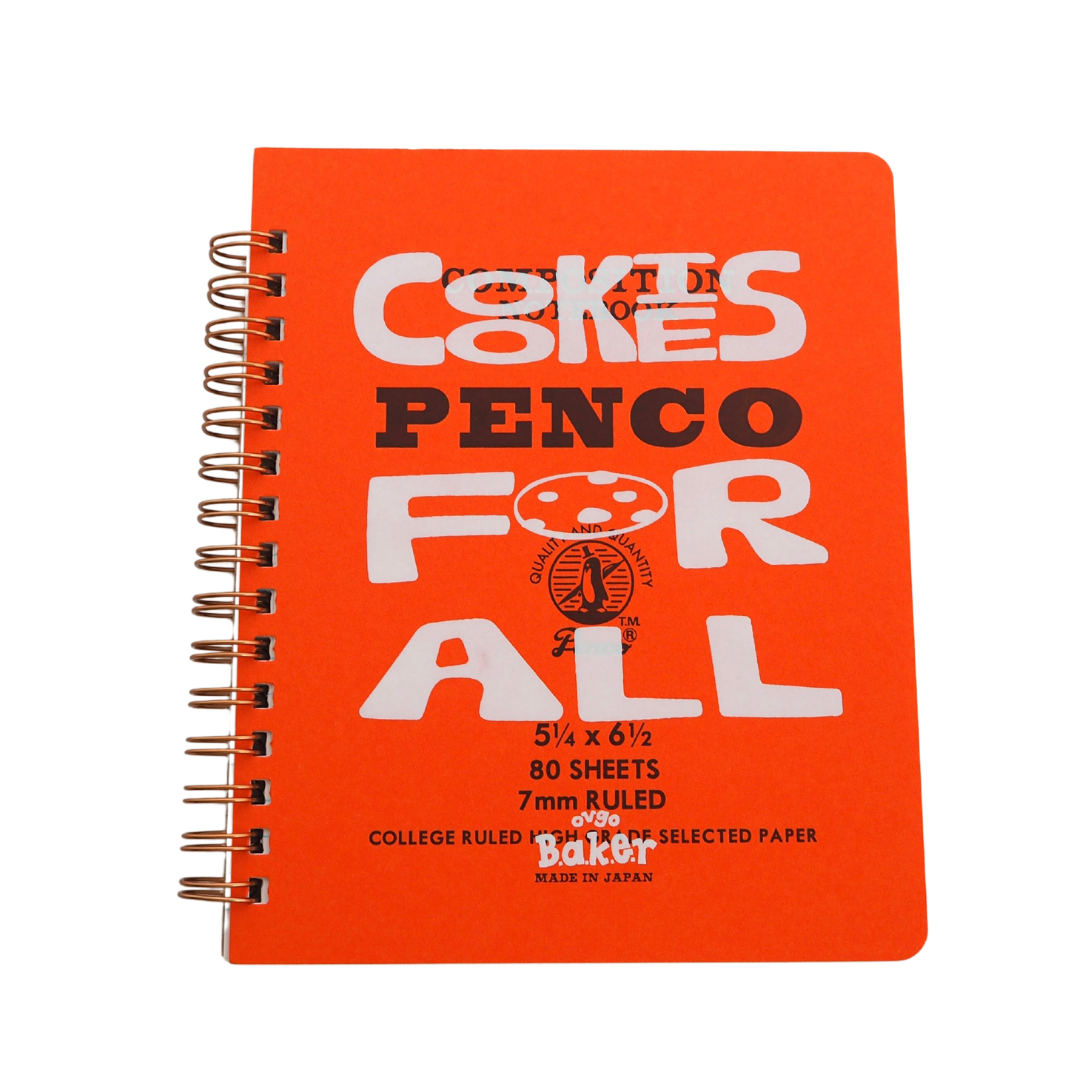 Cookies for All note - Orange オリジナルリングノート オレンジ（penco Coils Notebook - M）