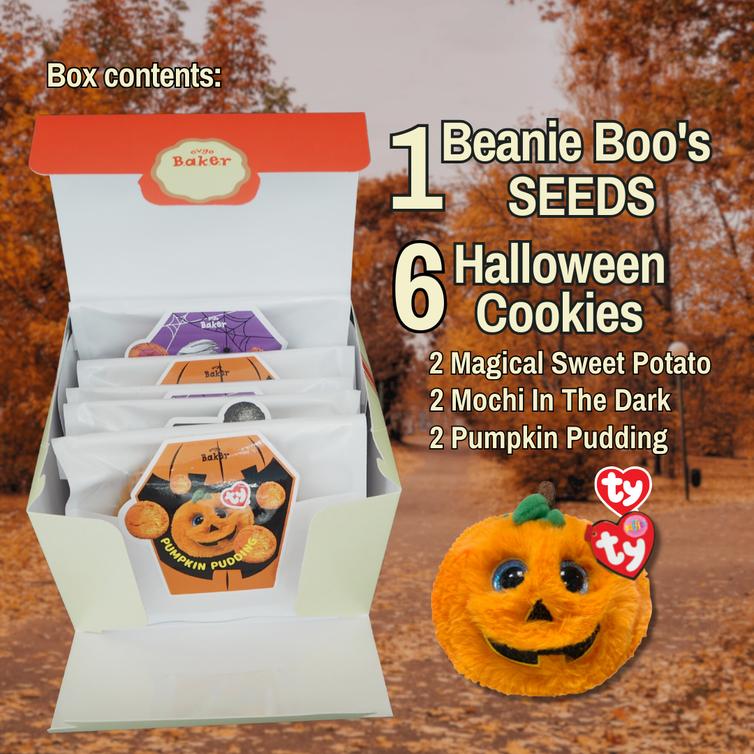 【秋限定】HAPPY HALLOWEEN BOX with SEEDS ★6枚+1体