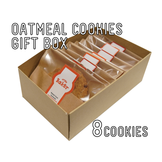 [8 pieces] Oatmeal cookie gift box