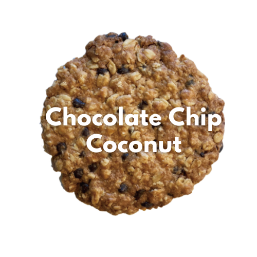 チョコレートチップココナッツオートミール（グルテンフリー / ヴィーガンクッキー）