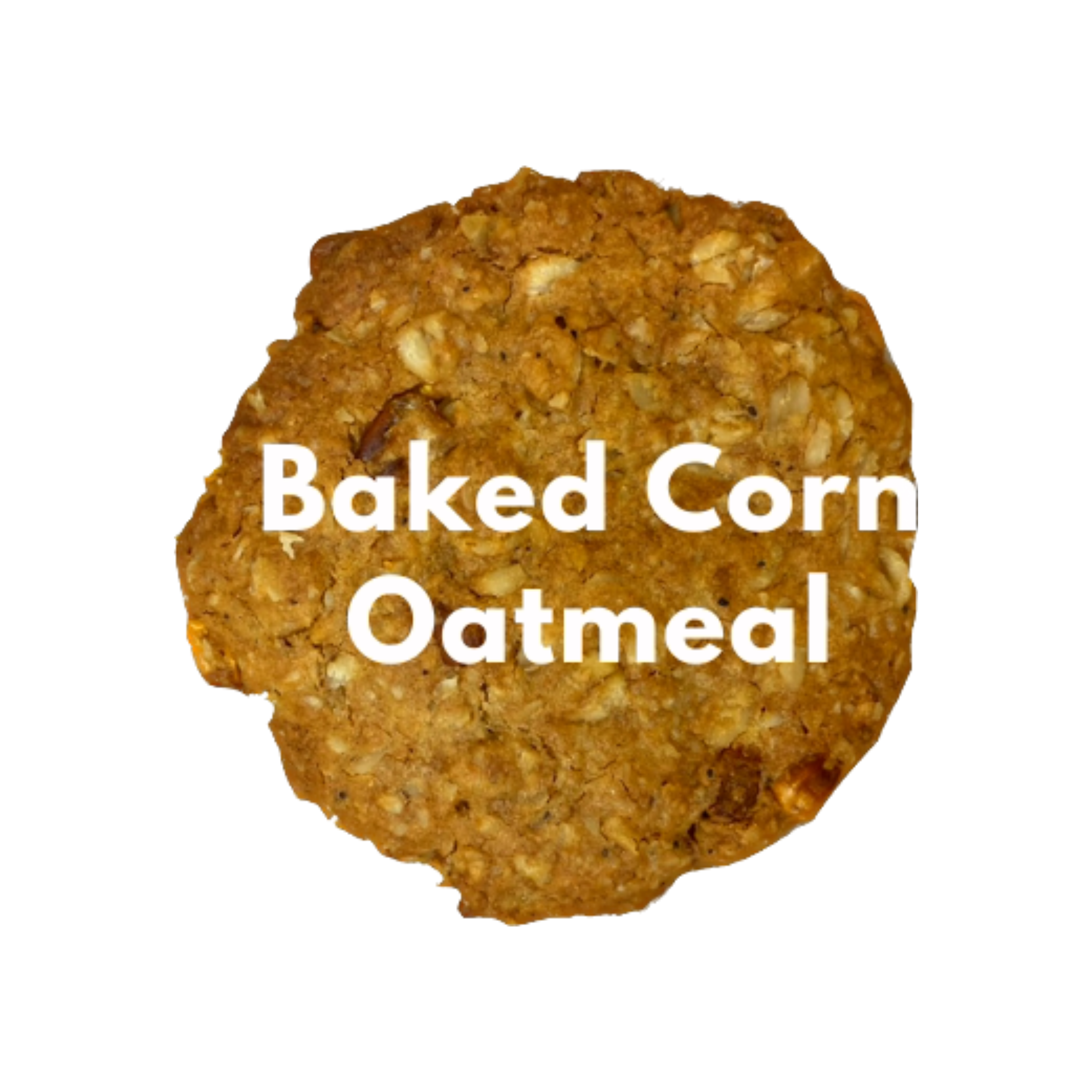 Baked corn oatmeal (gluten -free / vegan cookie)